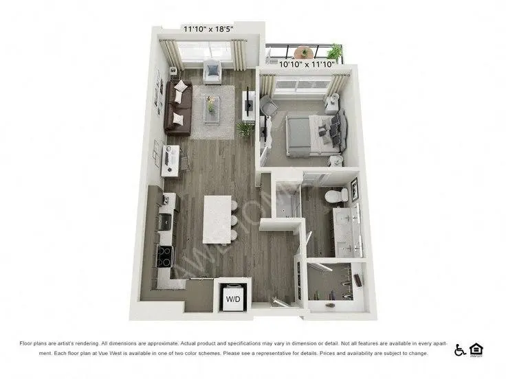 丹佛短租房租房[短租房]Vue West 1026A