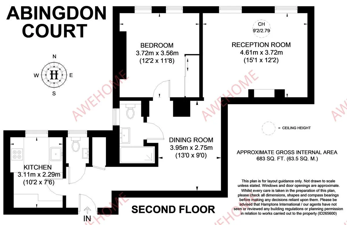 倫敦租房Abingdon Villas 1B