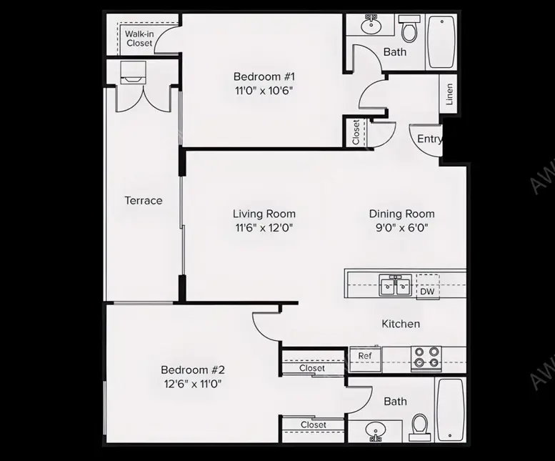 伍德蘭希爾斯租房Avalon (Furnished)