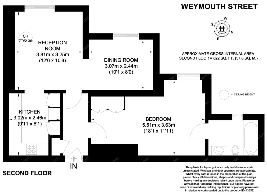 倫敦租房Weymouth Street 1B