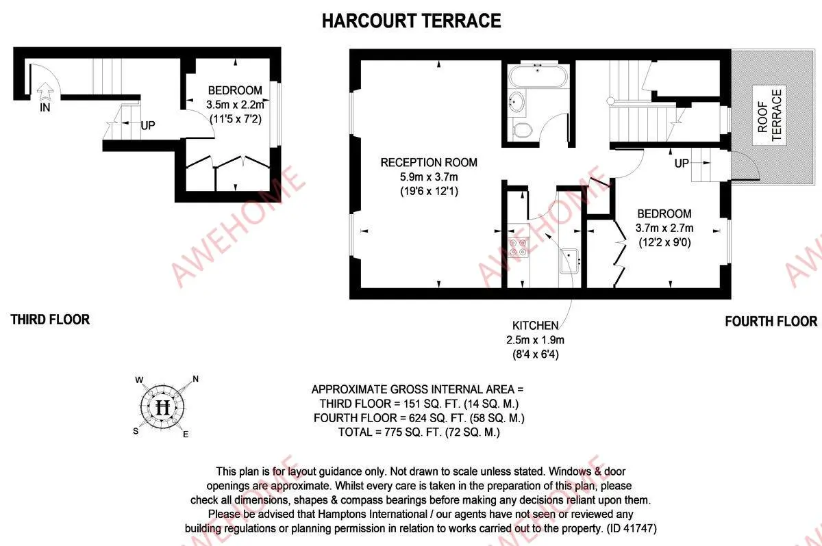 倫敦租房Harcourt Terrace 2B