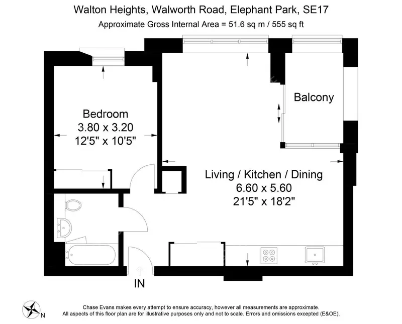 倫敦租房Walworth Road 1B