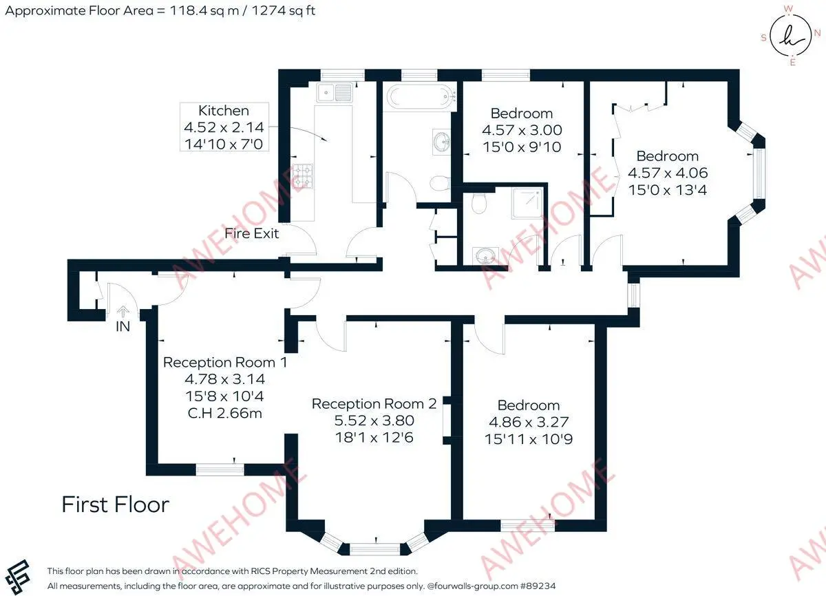 伦敦单身公寓租房[单身公寓]Conduit House 3B