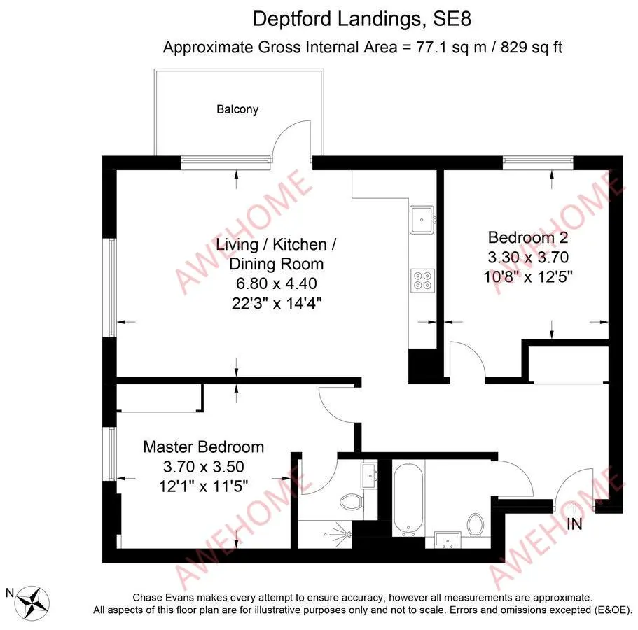 倫敦租房Kingwood Apartments 2B
