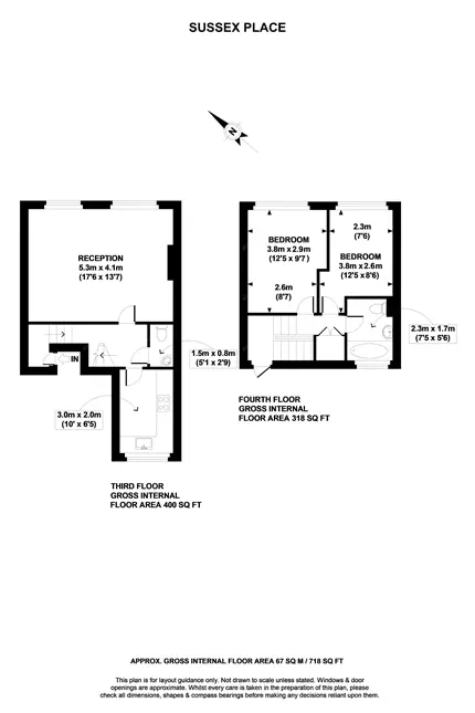 倫敦租房Sussex Place 2B