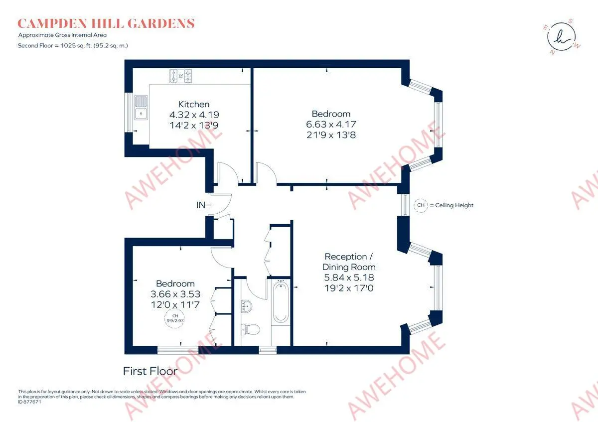 倫敦租房Campden Hill Gardens 2B