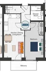 倫敦租房Farington House 1B