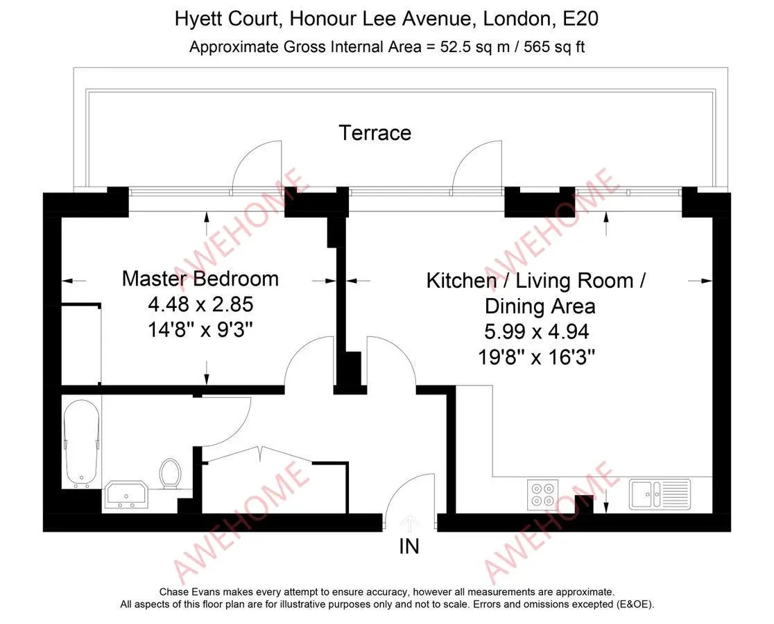 倫敦租房Honour Lea Avenue 1B