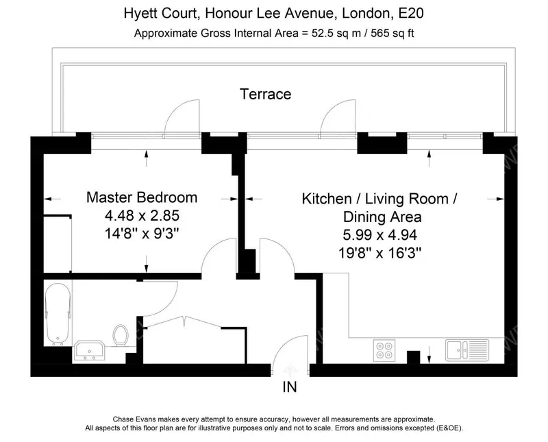 倫敦租房Honour Lea Avenue 1B