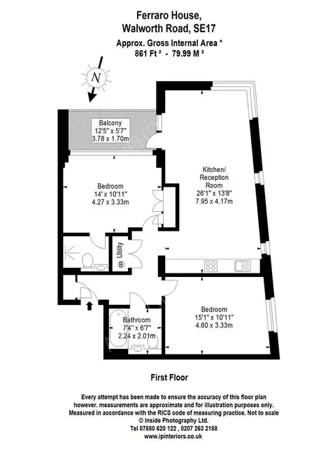 倫敦租房Ferraro House 2B