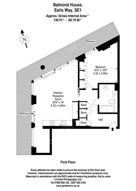 倫敦租房Balmoral House 1B