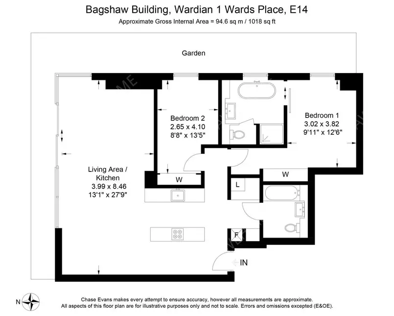 伦敦租房Wards Place 2B