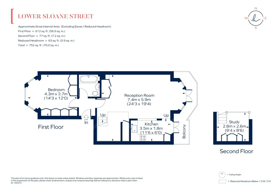 倫敦租房Lower Sloane Street 1B