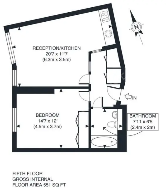 倫敦租房Balmoral Apartments 1B