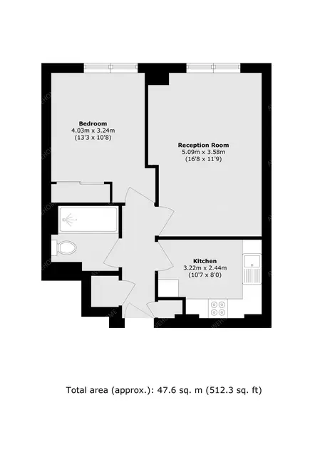 倫敦租房Bridge House 1B