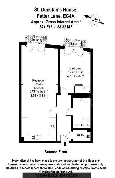倫敦租房StDunstans House 1B