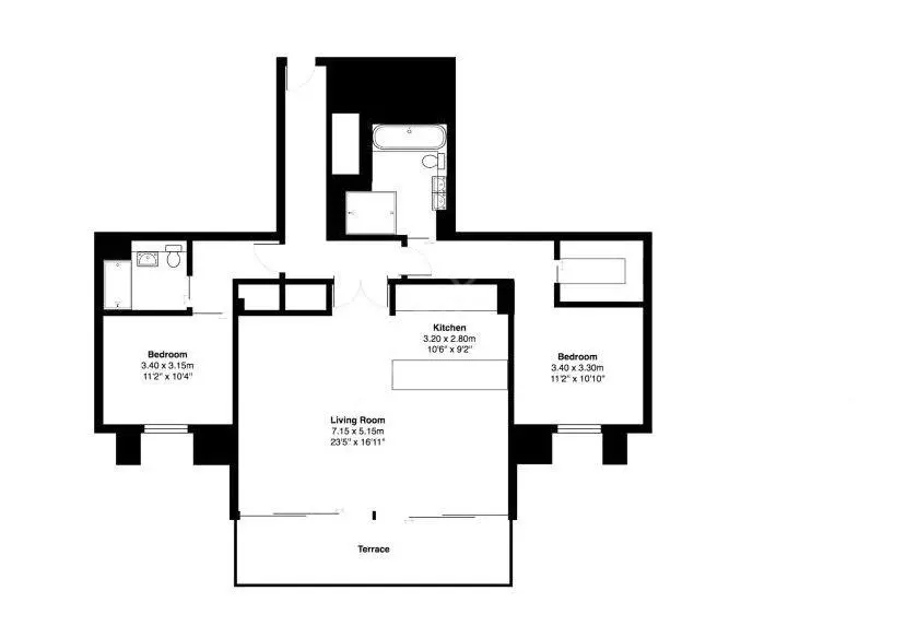 倫敦租房Merano Residences 2B