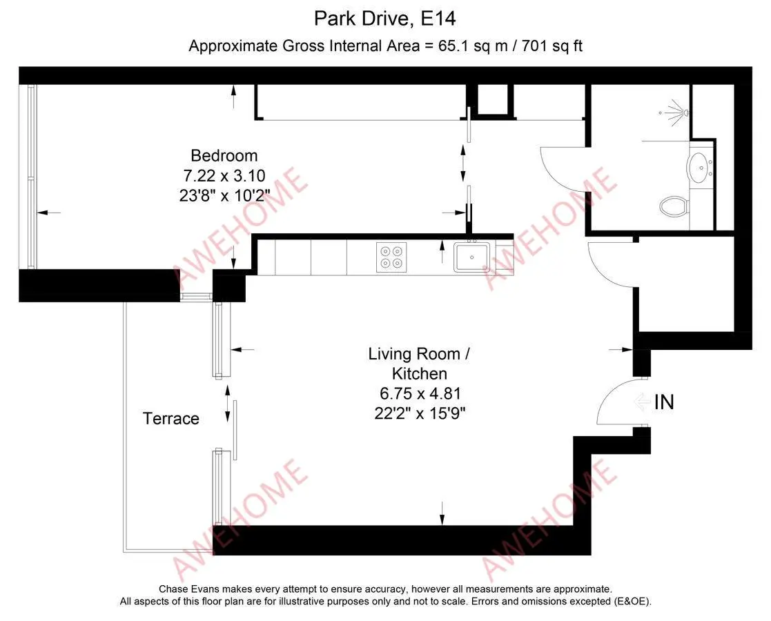 倫敦租房Park Drive 1B