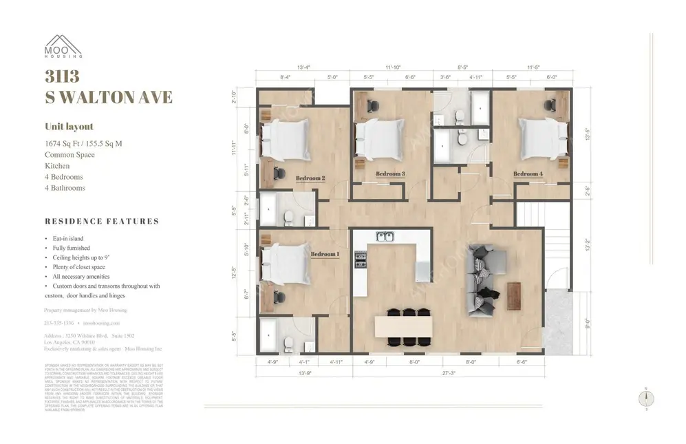 洛杉磯租房3111 Walton Ave