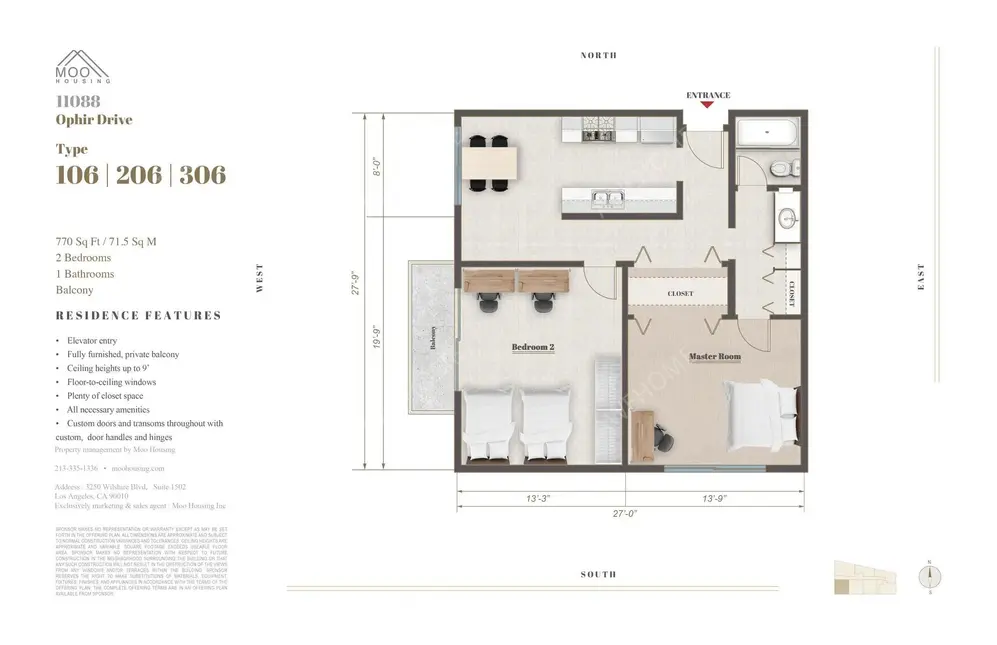 洛杉磯租房11088 Ophir Dr Apt