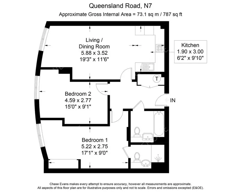 倫敦租房Queensland Road 2B
