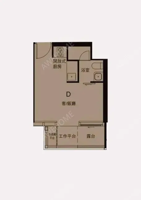 中國香港租房HereIN這裡服務式公寓-西營盤尚瓏
