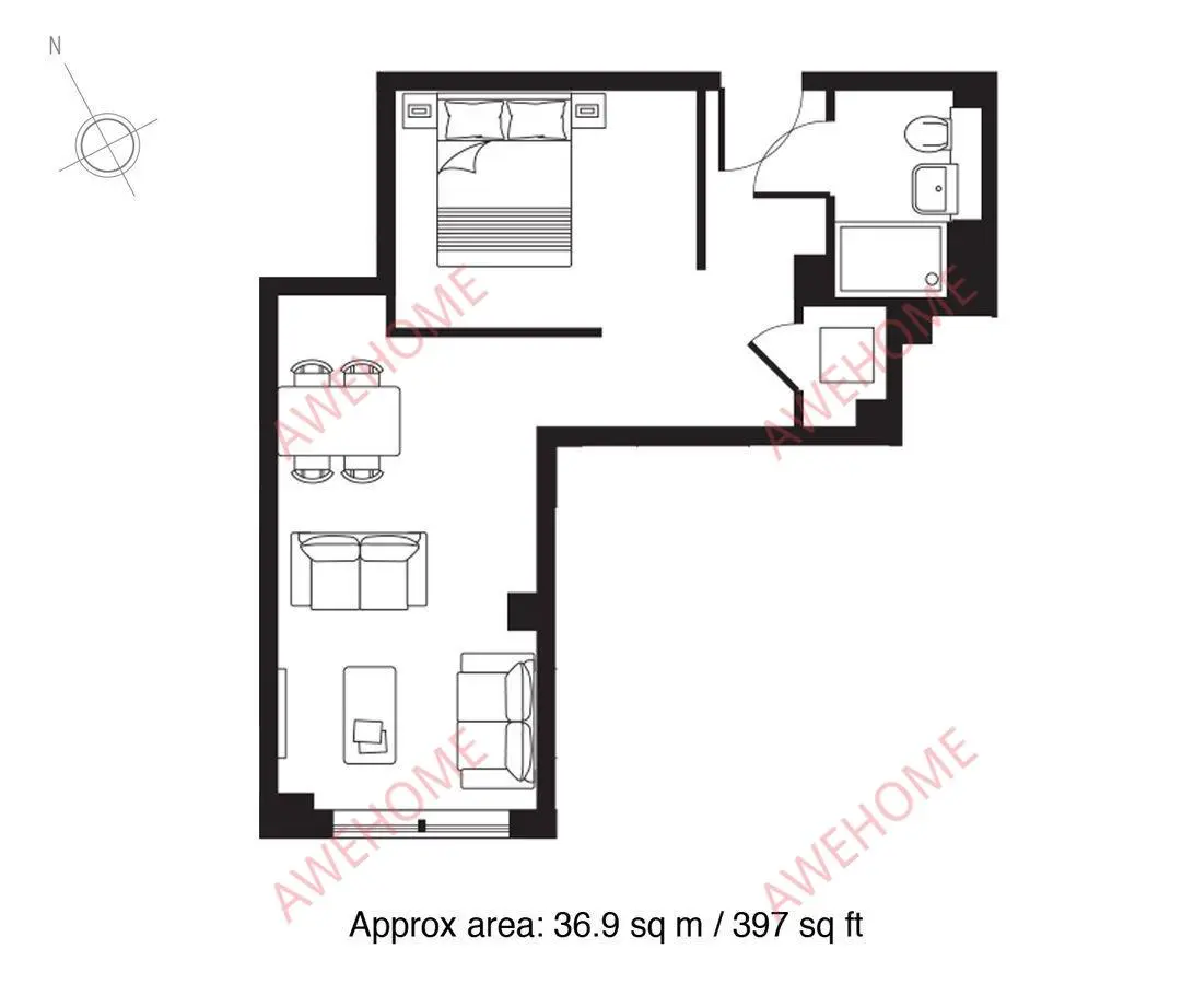 倫敦租房Atria House