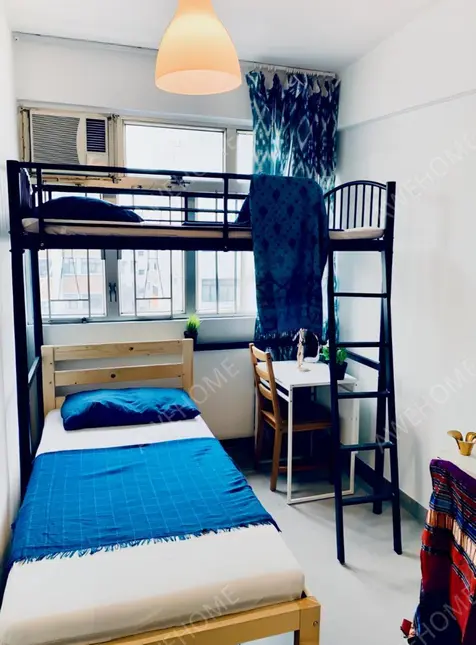 中國香港租房(PELT)  太子 利泰大廈 服務式公寓  (整租, 3室1衛, 3-4人)