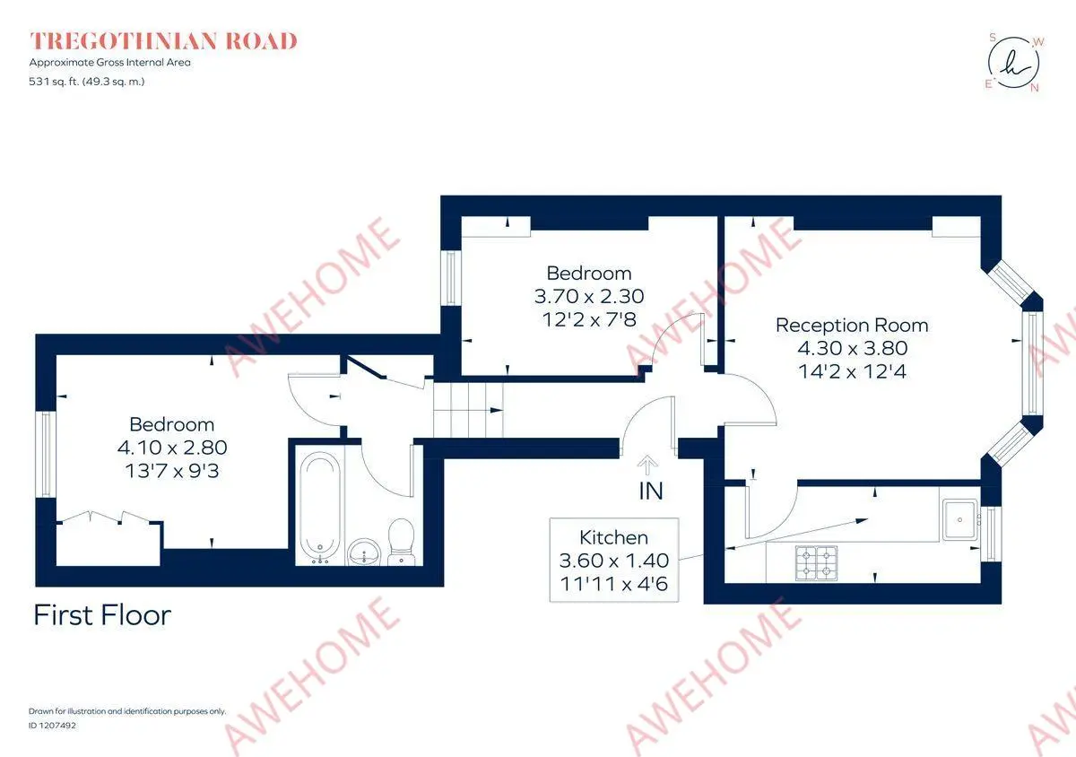 倫敦租房Tregothnan Road SW9 2B