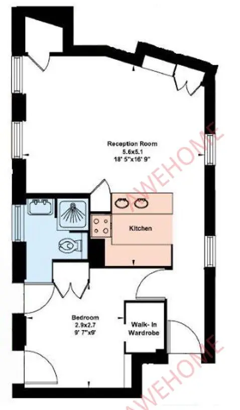 倫敦租房Crown Lodge 1B