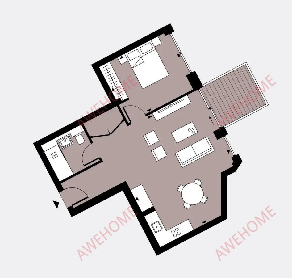 倫敦租房Errington House 1B
