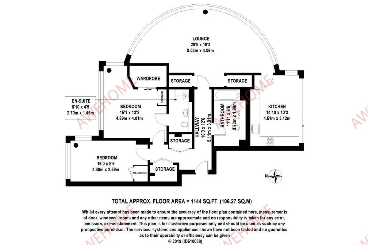 倫敦租房Flagstaff House 2B