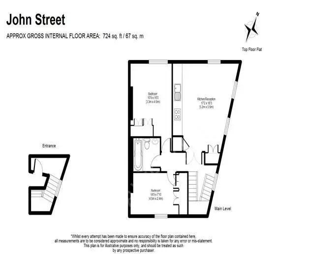 倫敦租房John Street 2B