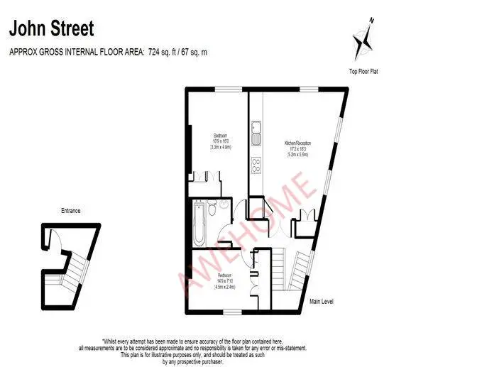 倫敦租房John Street 2B