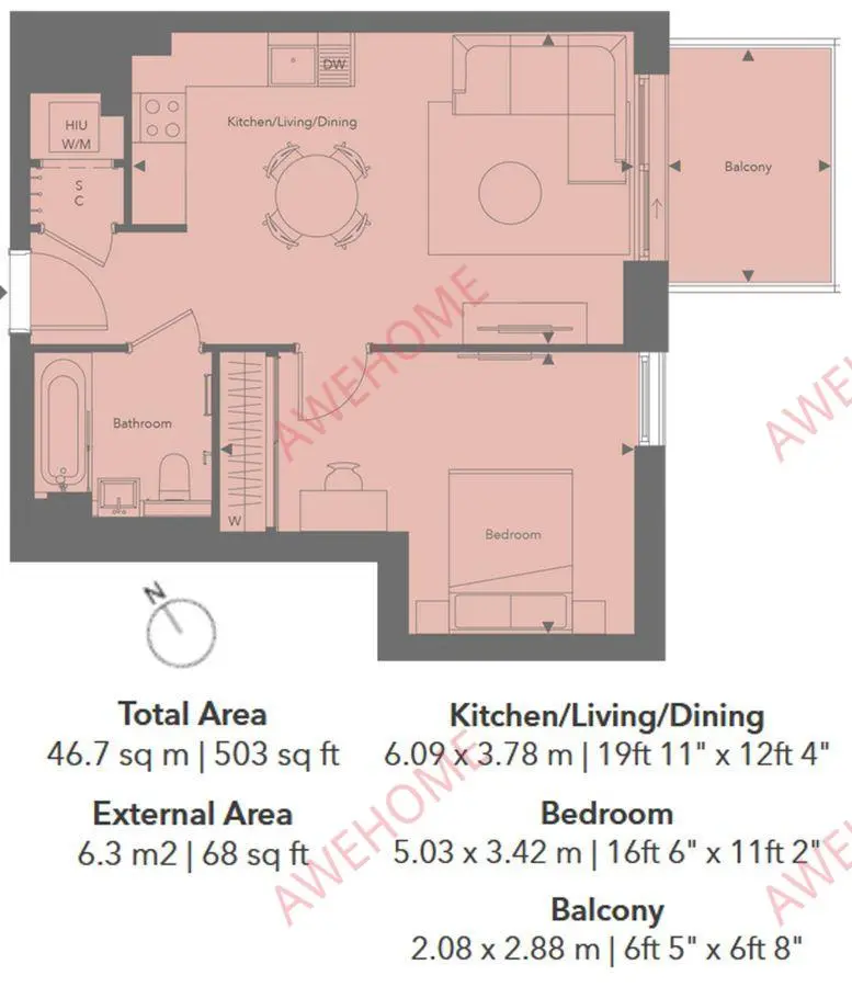 倫敦租房Barnacle House 1B