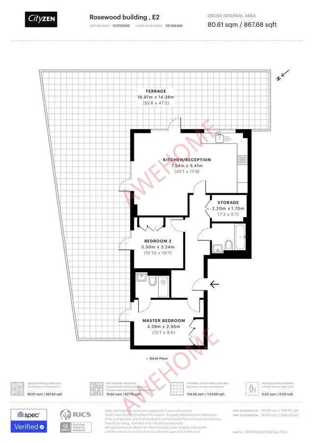 倫敦租房Rosewood Building 2B
