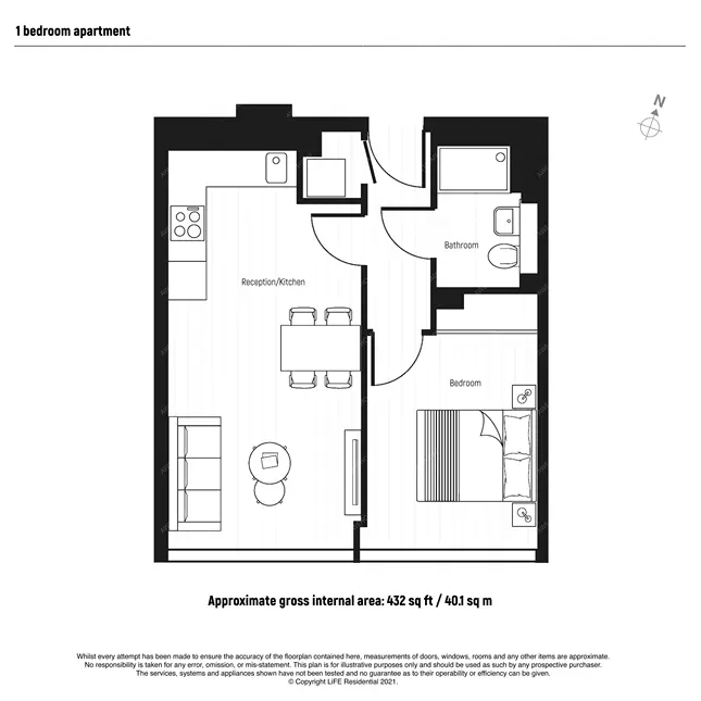 倫敦租房Westgate House 1B