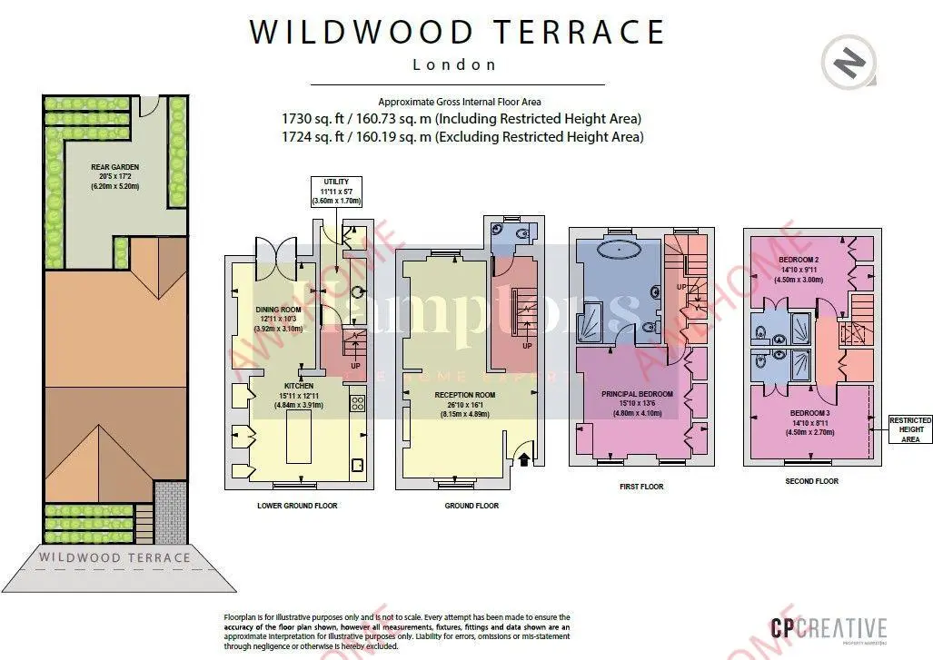倫敦租房Wildwood Terrace 3B