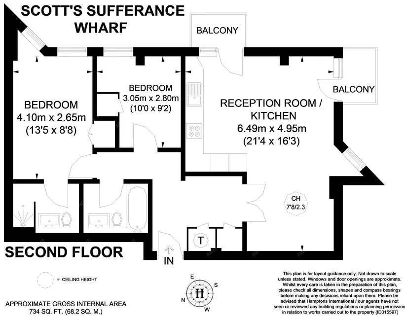 倫敦租房Scotts Sufferance Wharf 2B