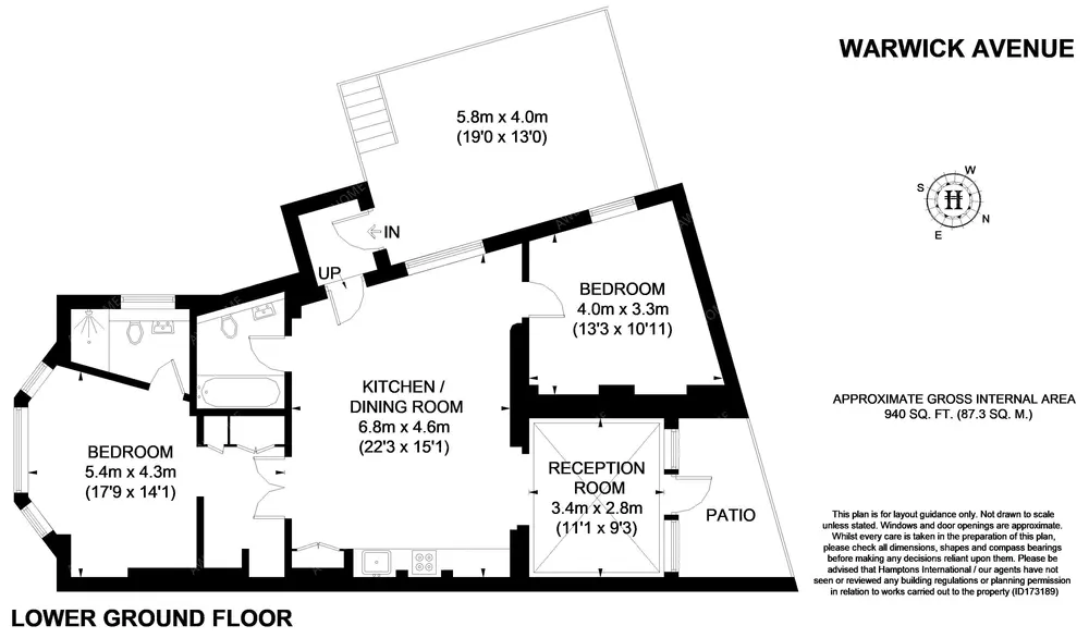 倫敦租房Warwick Avenue 2B