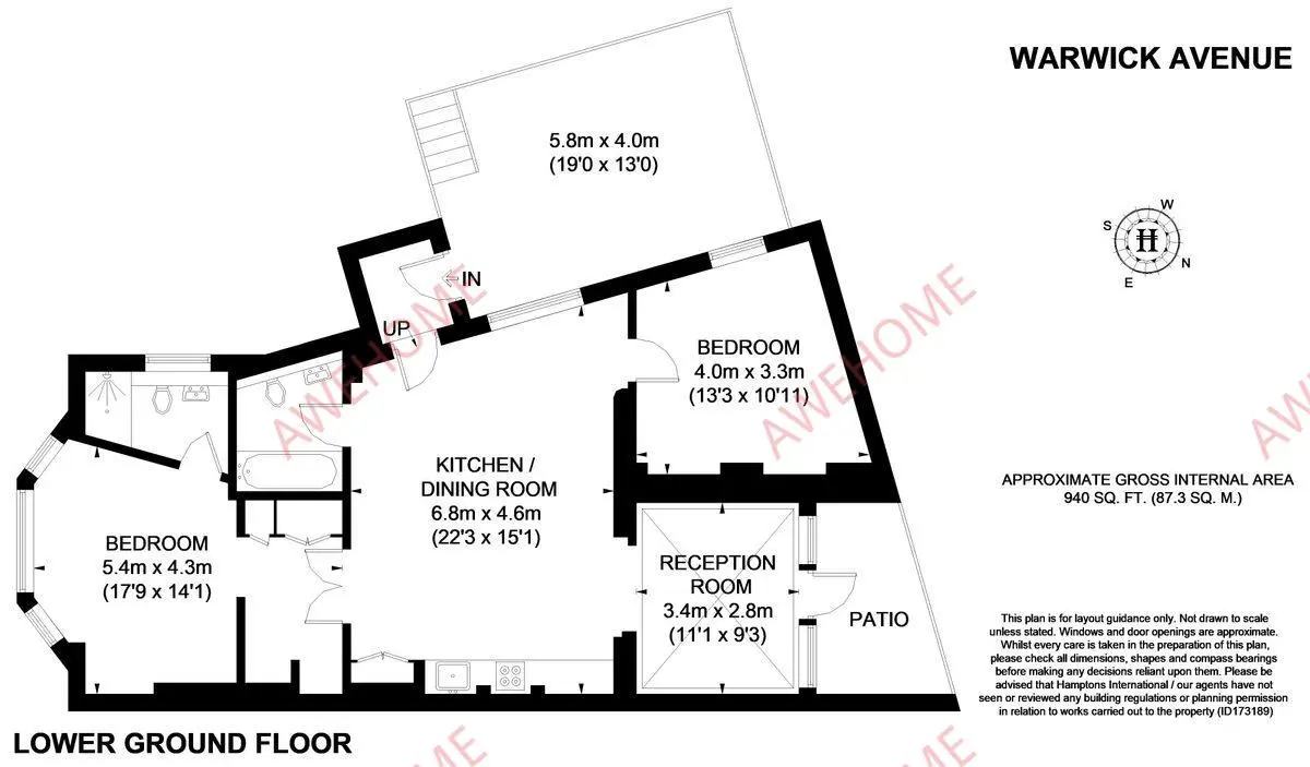 倫敦租房Warwick Avenue 2B