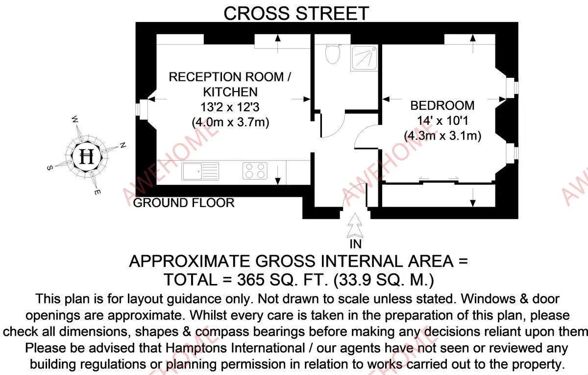 倫敦租房Cross Street 1B