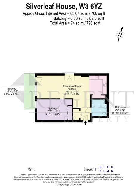 倫敦租房Silverleaf House 1B