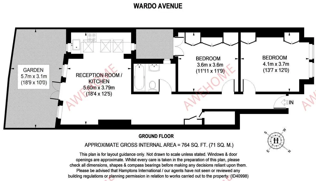 倫敦租房Wardo Avenue 2B