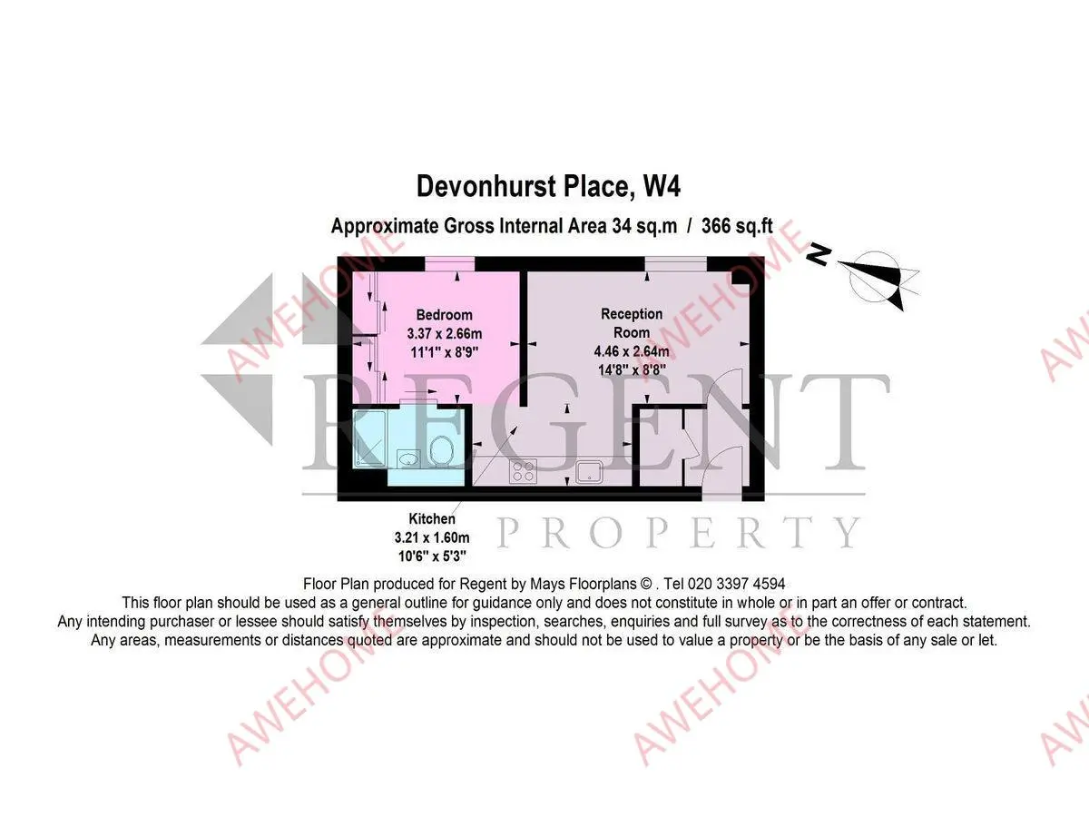 倫敦租房Devonhurst Place W4 1B