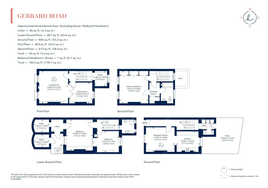 倫敦租房Gerrard Road 3B