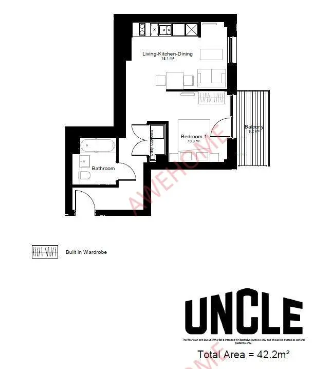 倫敦租房UNCLE Southall 1B