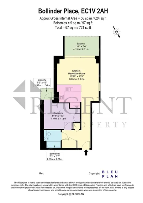 倫敦租房Aurora Apartments 1B