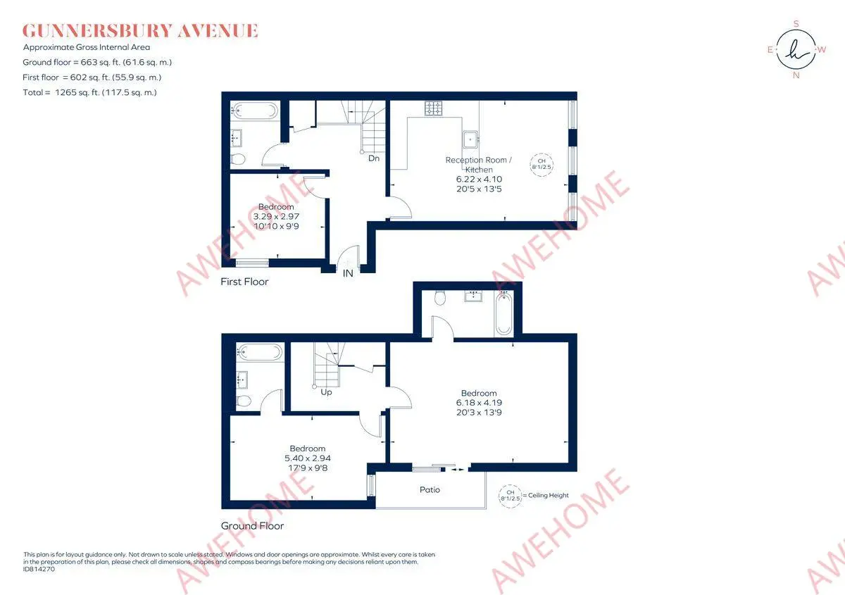 倫敦租房Gunnersbury Avenue 3B