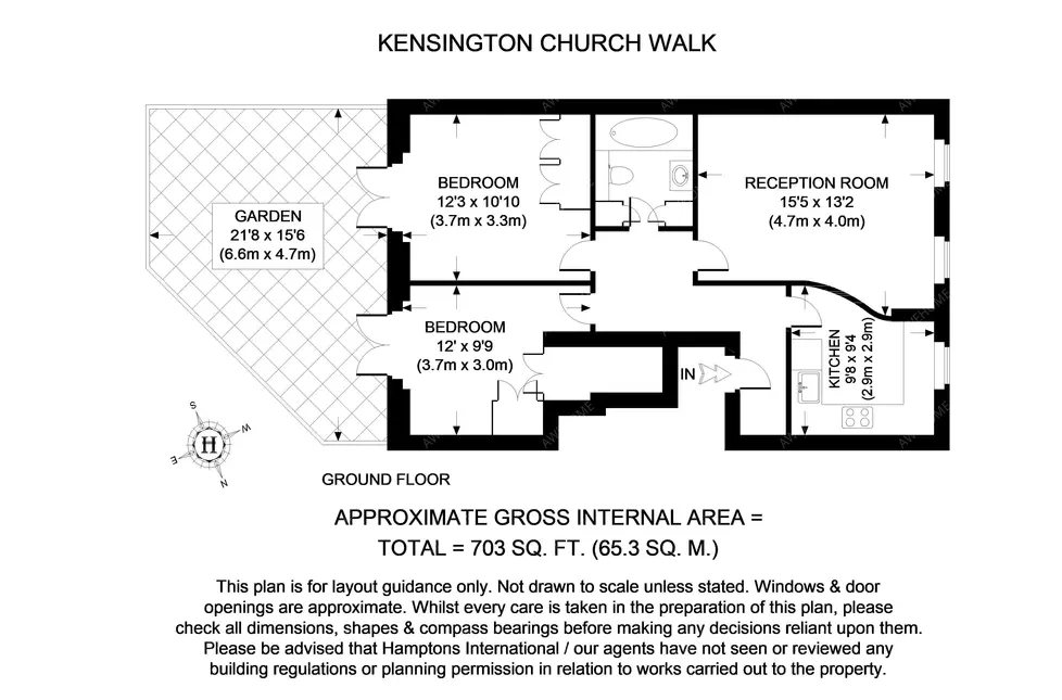 倫敦租房Kensington Church Walk 2B